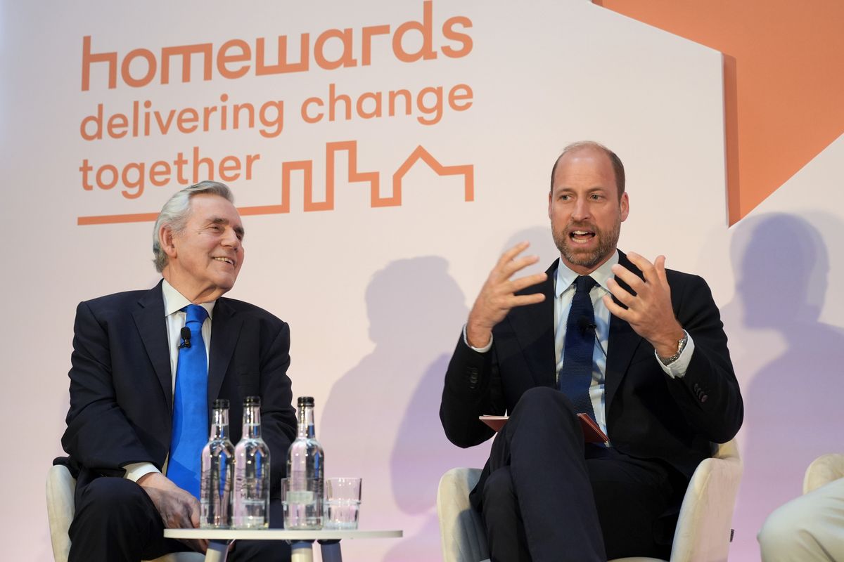 Prince William, Gordon Brown