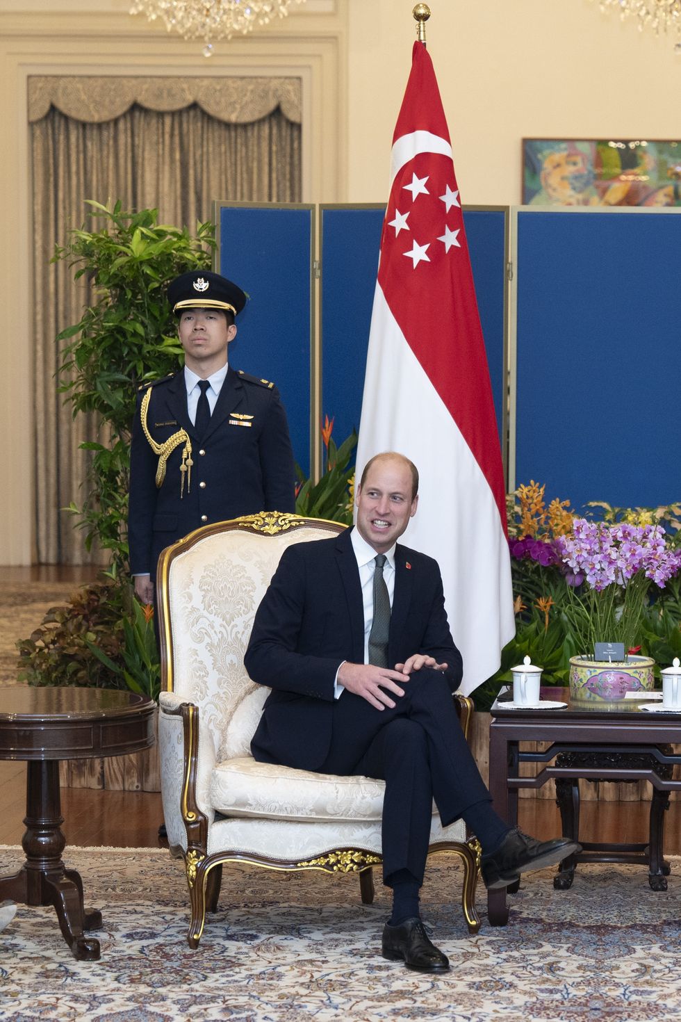 Prince William in Singapore