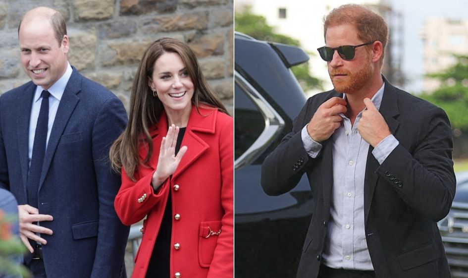 Prince William, Kate Middleton and Prince Harry