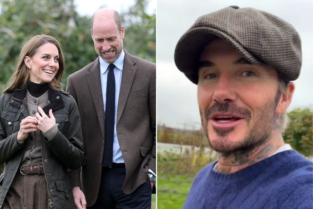 Prince William, Kate Middleton, David Beckham