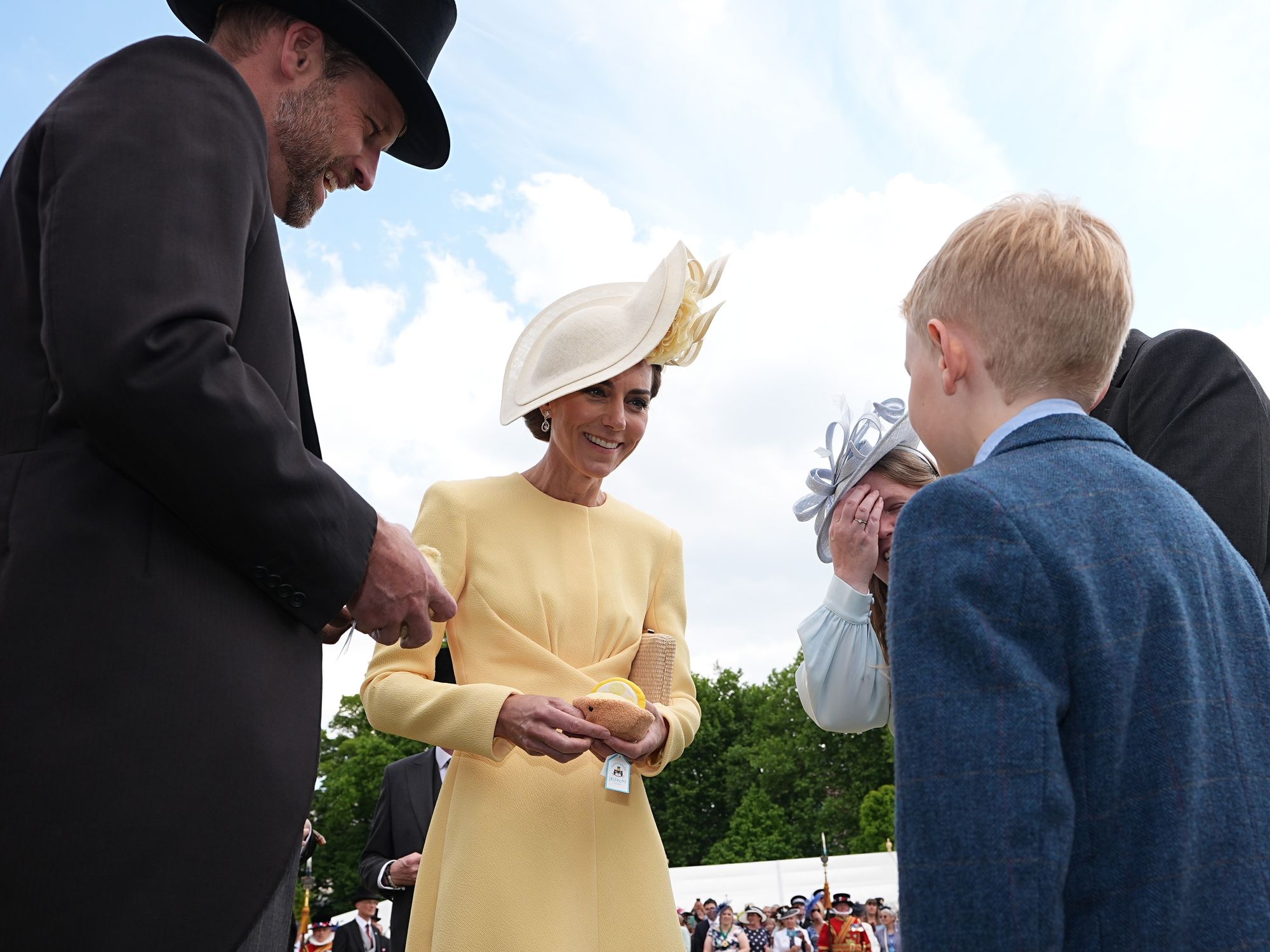 Prince William, Kate Middleton, Liz Hatton family