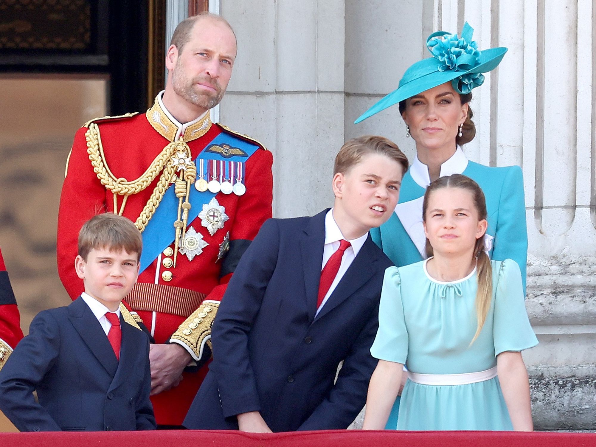 Prince William, Kate Middleton, Prince George, Princess Charlotte, Prince Louis
