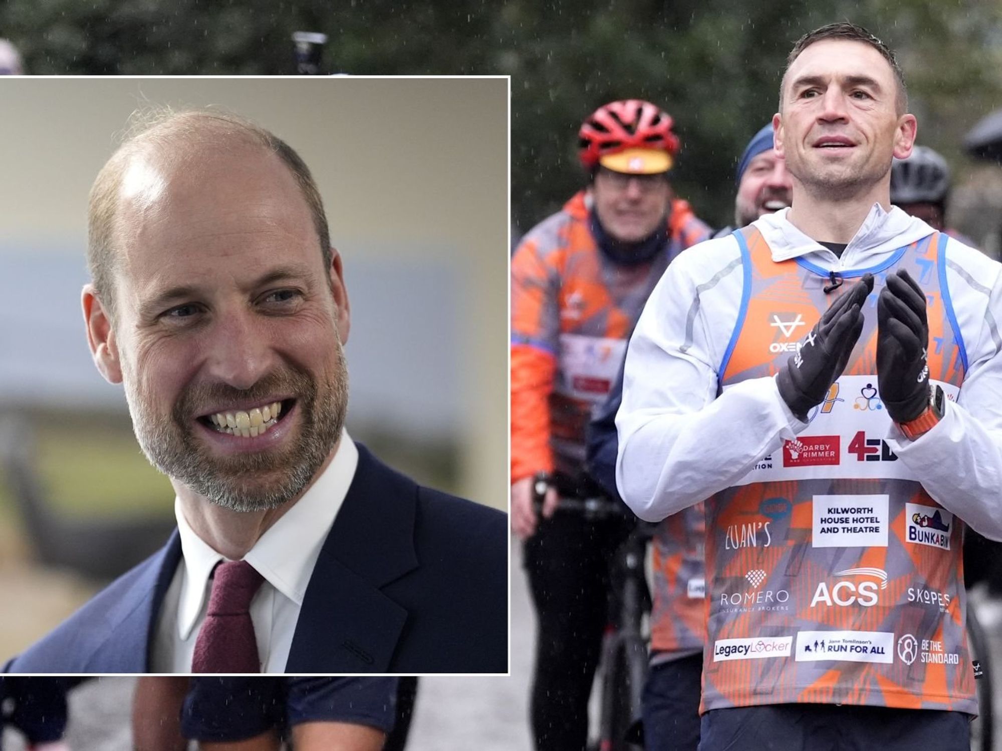 Prince William, Kevin Sinfield