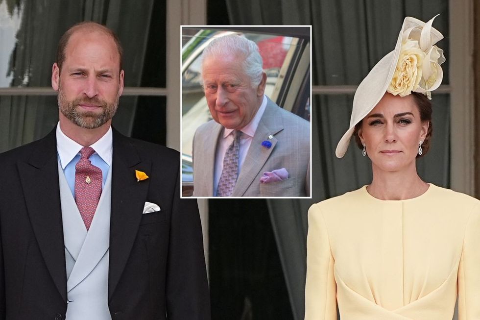 Prince William, King Charles, Princess Kate