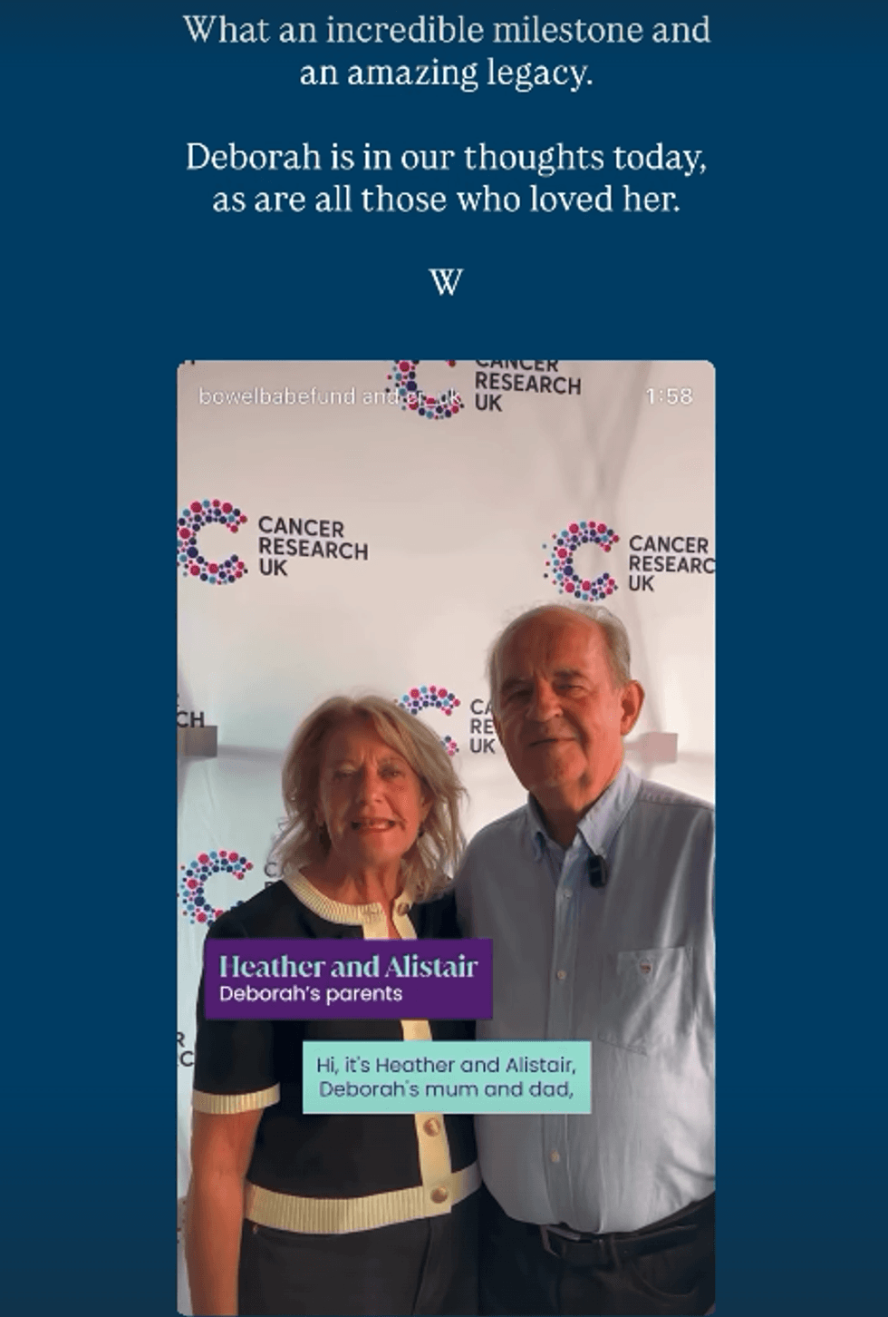 Uma mensagem do príncipe William