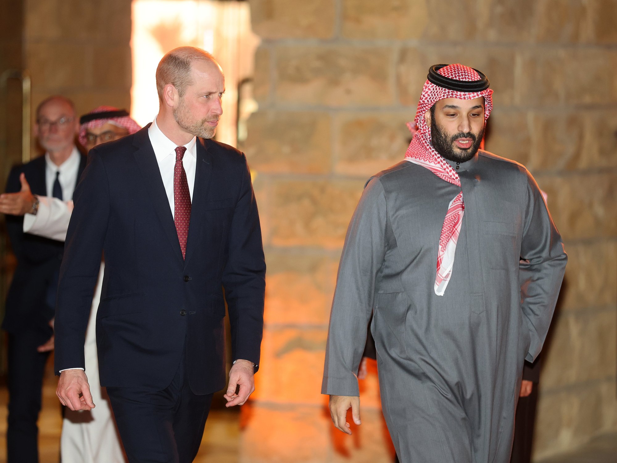 Prince William, Mohammed bin Salman bin Abdulaziz Al Saud
