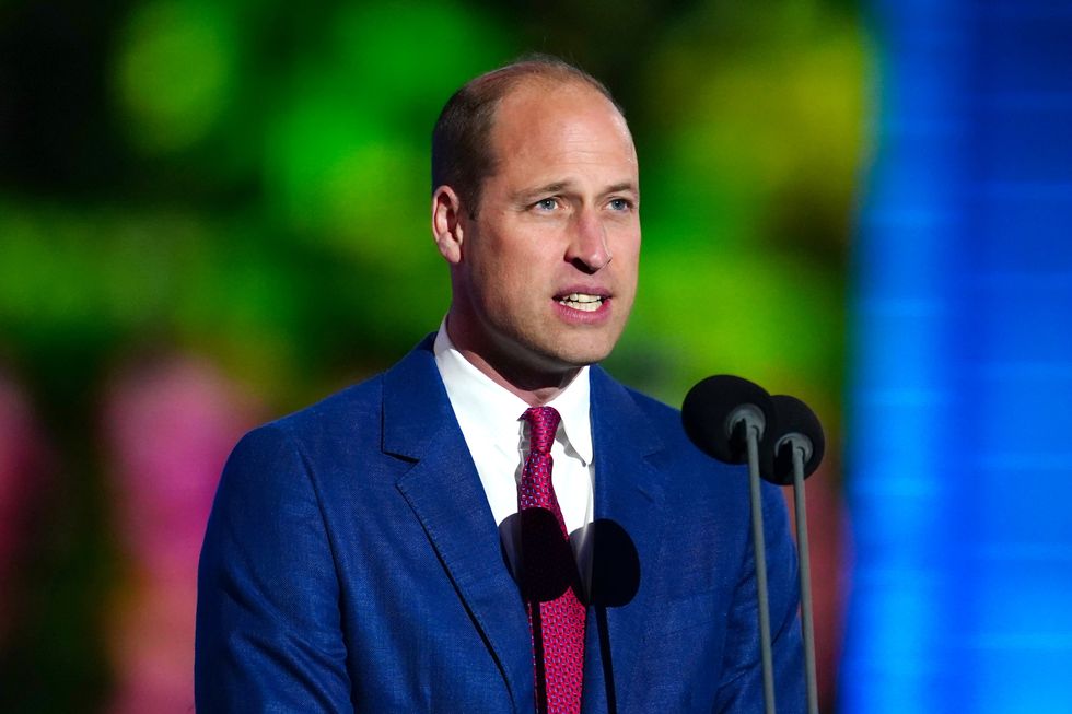 Prince William on stage at the Coronation concert in May 2023