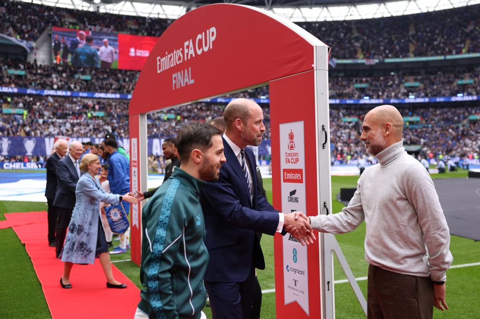 Prince William, Pep Guardiola