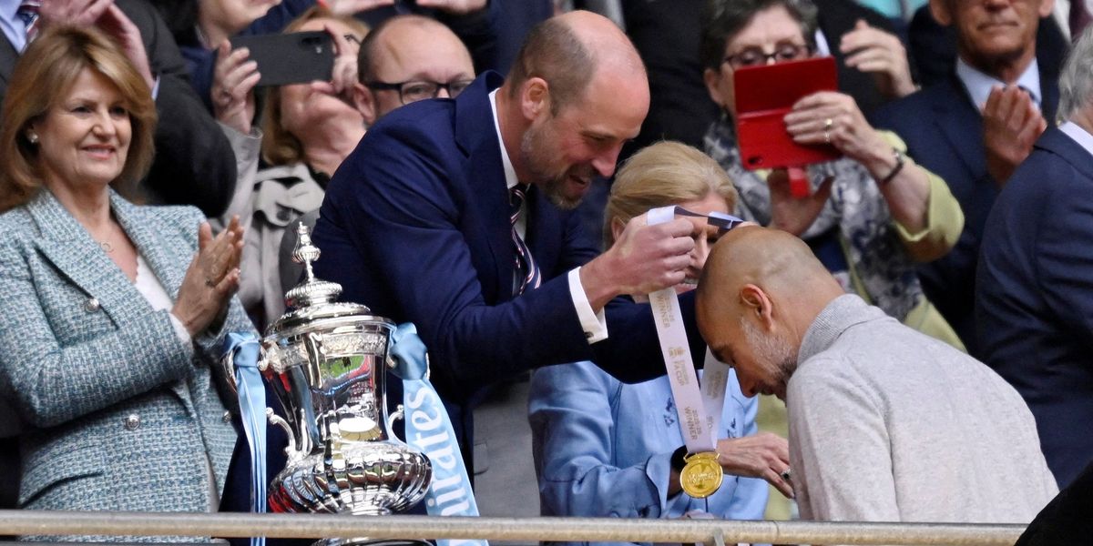 Prince William’s secret five-word message to Pep Guardiola after FA Cup triumph Prince William’s secret five-word message to Pep Guardiola after FA Cup triumph