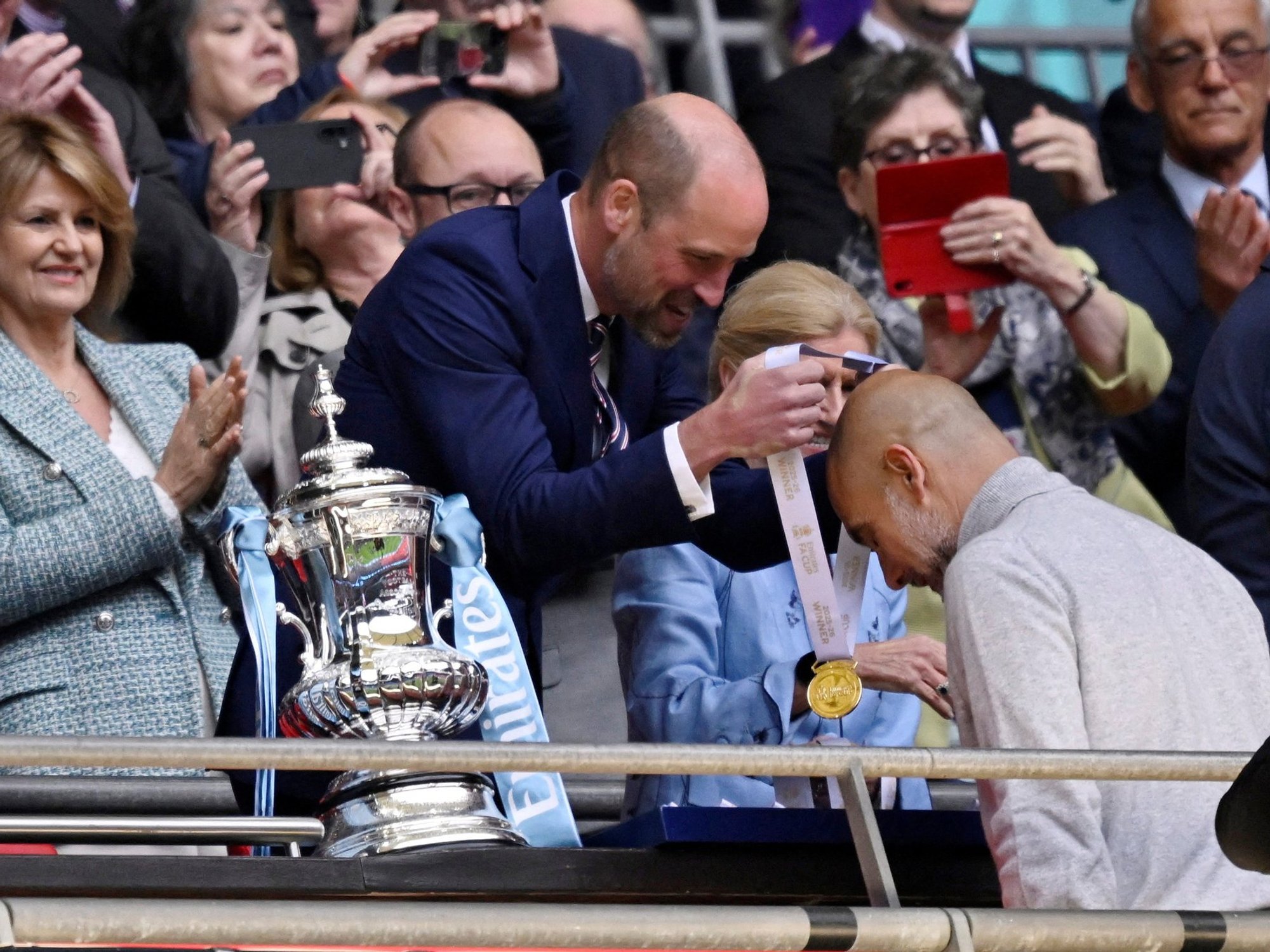 Prince William, Pep Guardiola