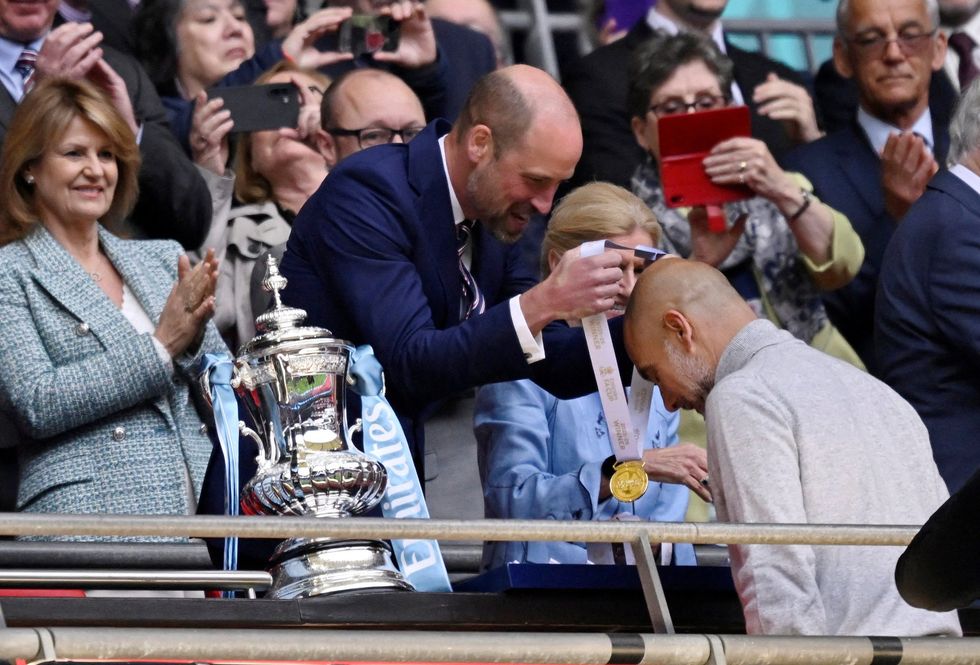 Prince William, Pep Guardiola