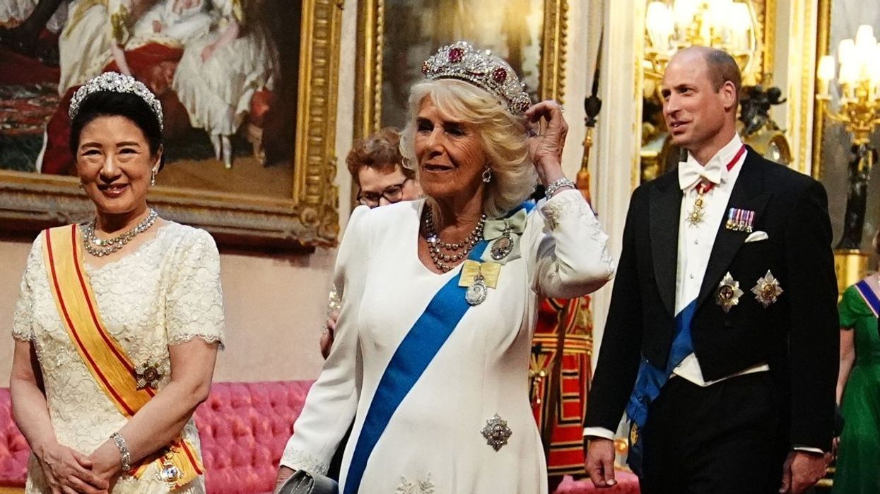 Prince William pictured at State Banquet without Princess Kate