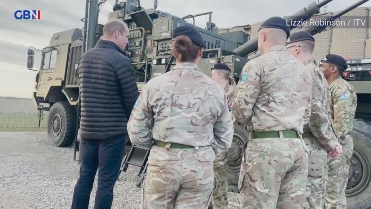 Prince William sends passionate message of support to Ukraine as he thanks soldiers during surprise Poland visit