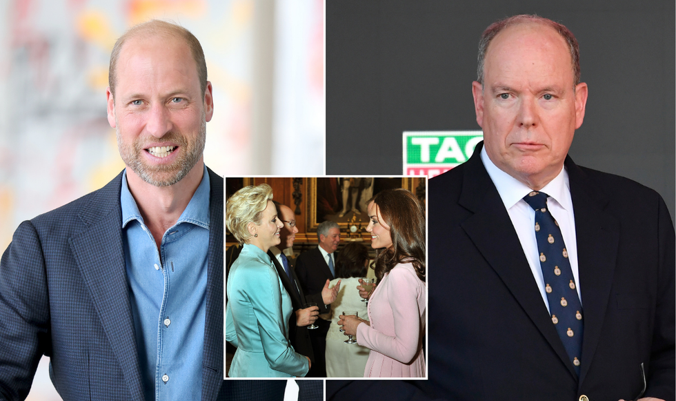Prince William, Prince Albert of Monaco, Kate and Charlene