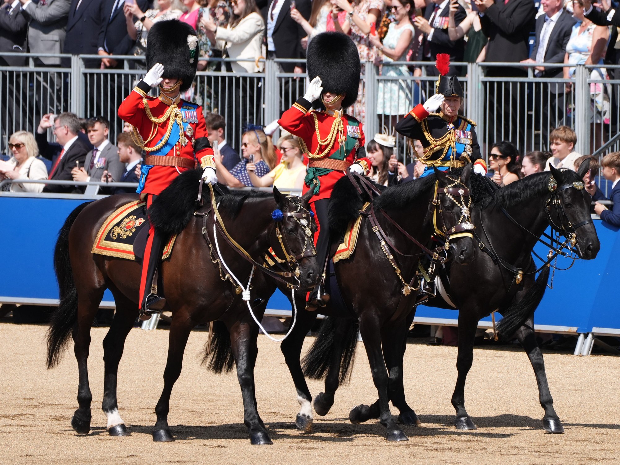 Prince William, Prince Edward, Princess Anne