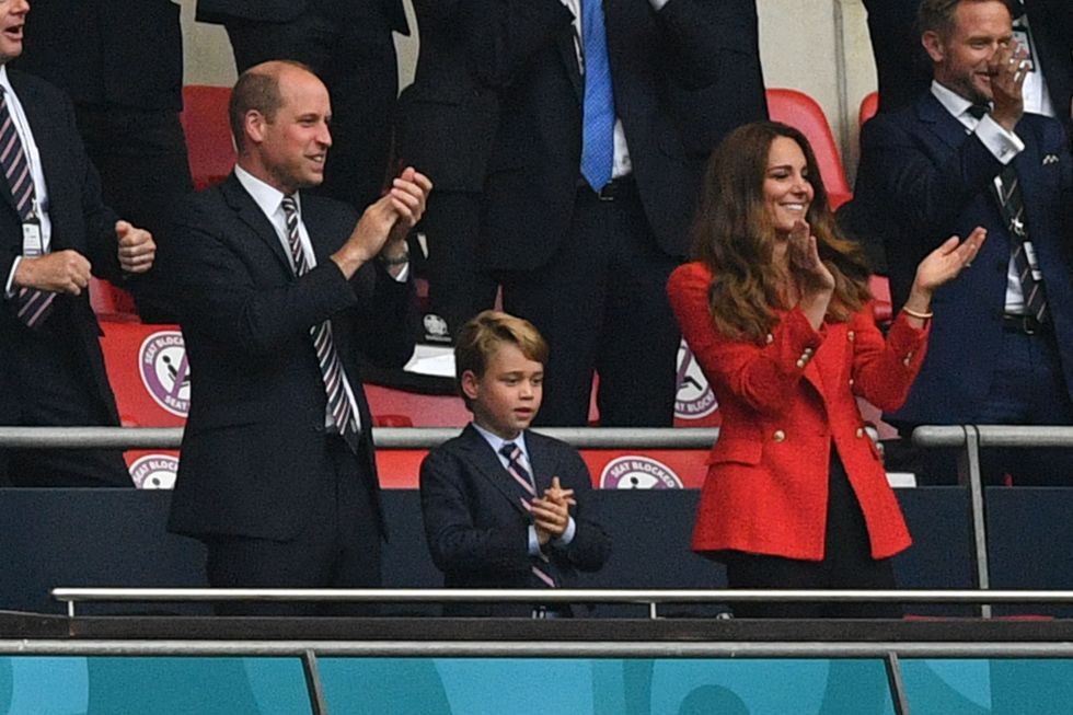 Prince William, Prince George and Princess Kate