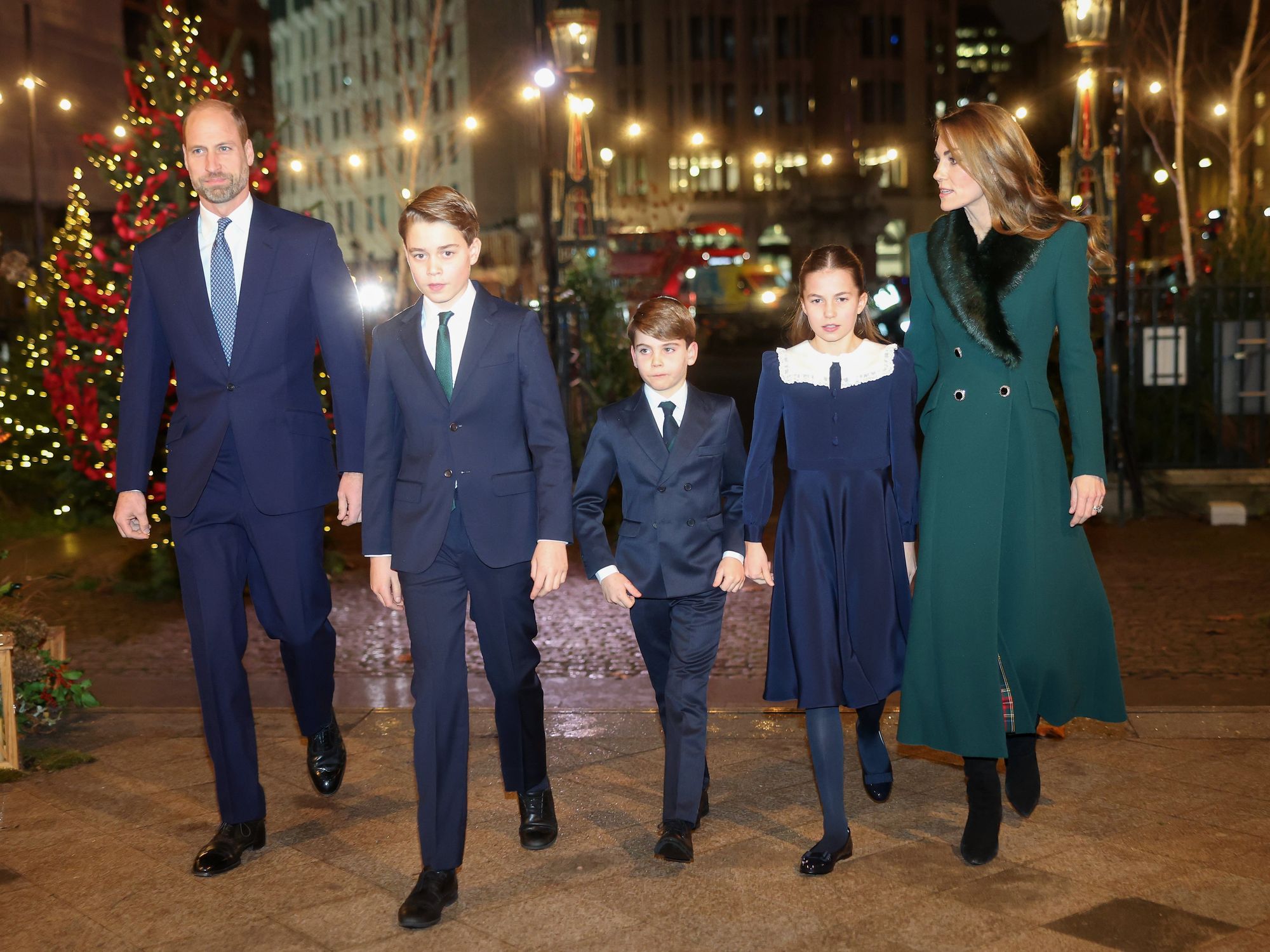 Prince William, Prince George, Prince Louis, Princess Charlotte, Princess Kate