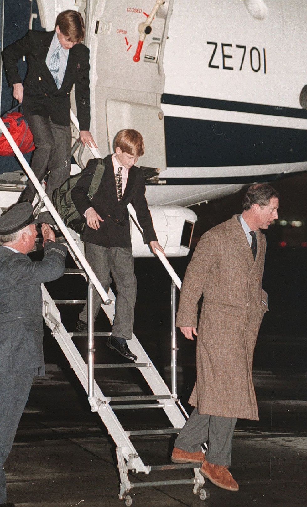 Prince William, Prince Harry and King Charles