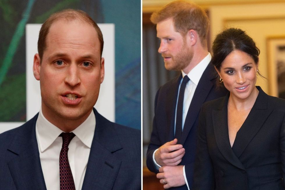 Prince William, Prince Harry and Meghan Markle