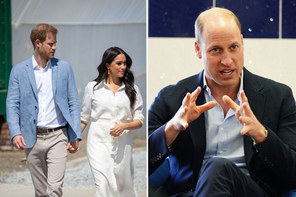 Prince William, Prince Harry and Meghan Markle