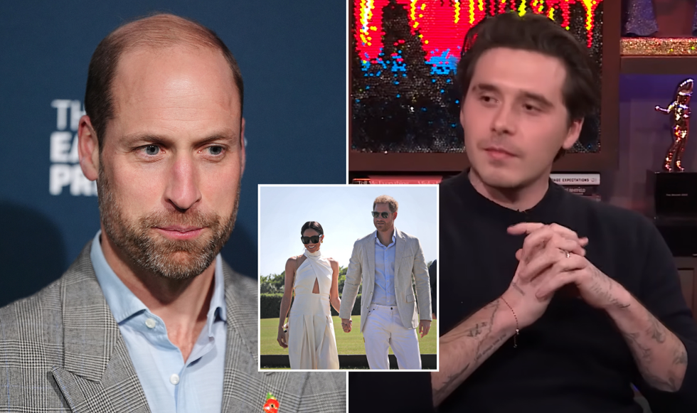 Prince William, Prince Harry, Meghan Markle, Brooklyn Beckham
