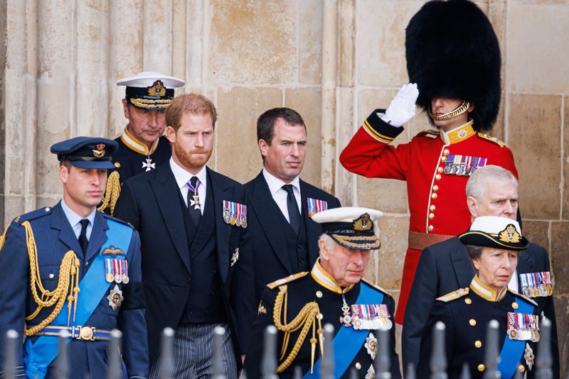 Prince William, Prince Harry, Peter Philips