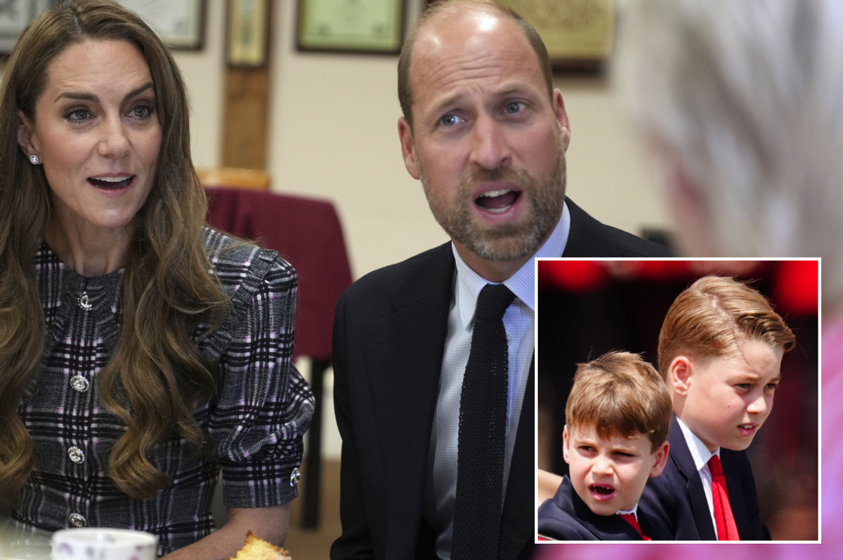 Prince William, Prince Louis and Prince George