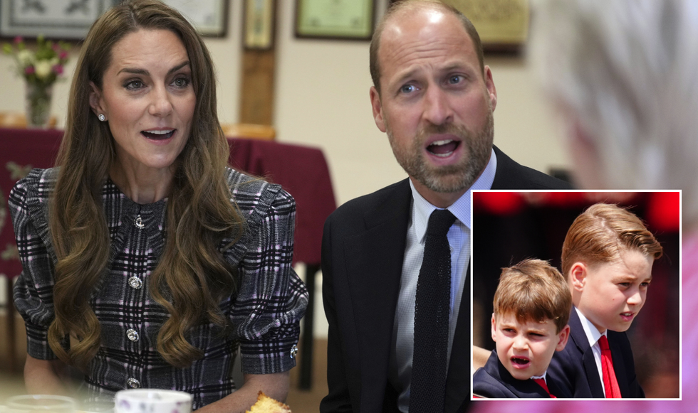 Prince William, Prince Louis and Prince George