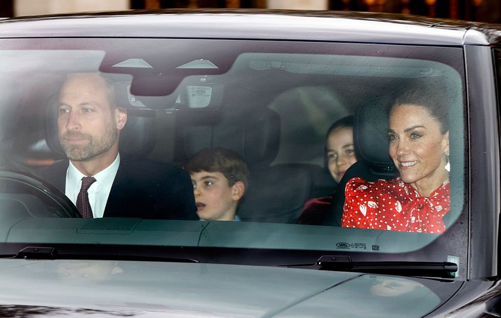 Prince William, Prince Louis, Princess Charlotte, Princess Kate