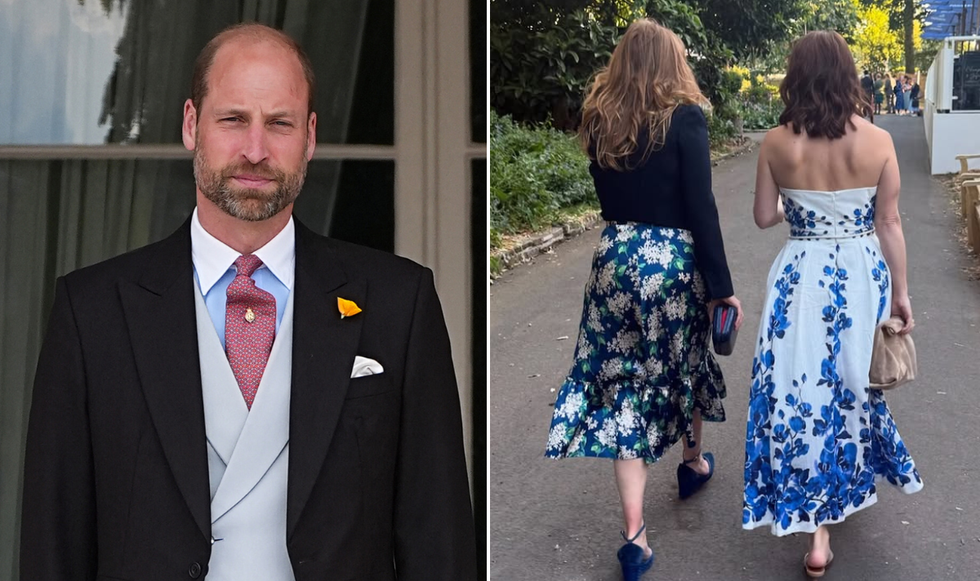 Prince William, Princess Beatrice and Princess Eugenie