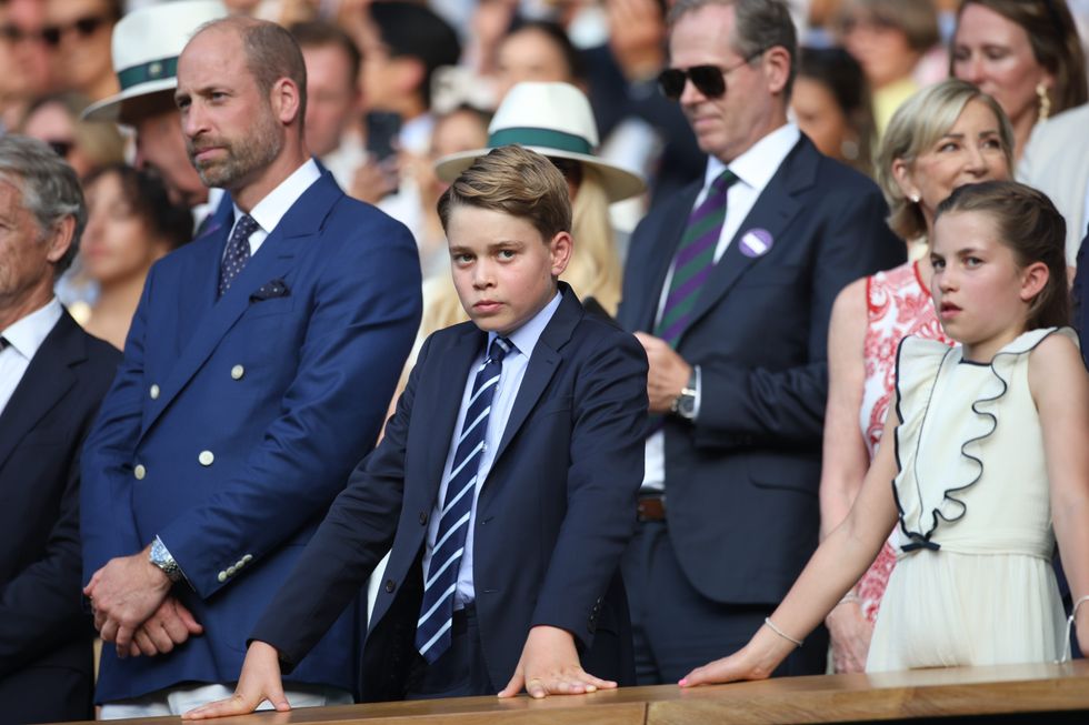 Prince William, Princess Charlotte and Prince George