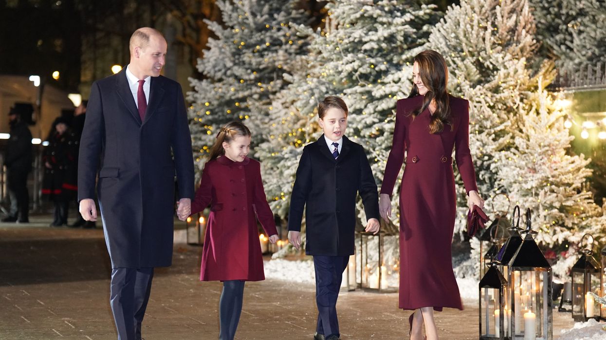 Prince William, Princess Charlotte, Prince George, Princess Kate