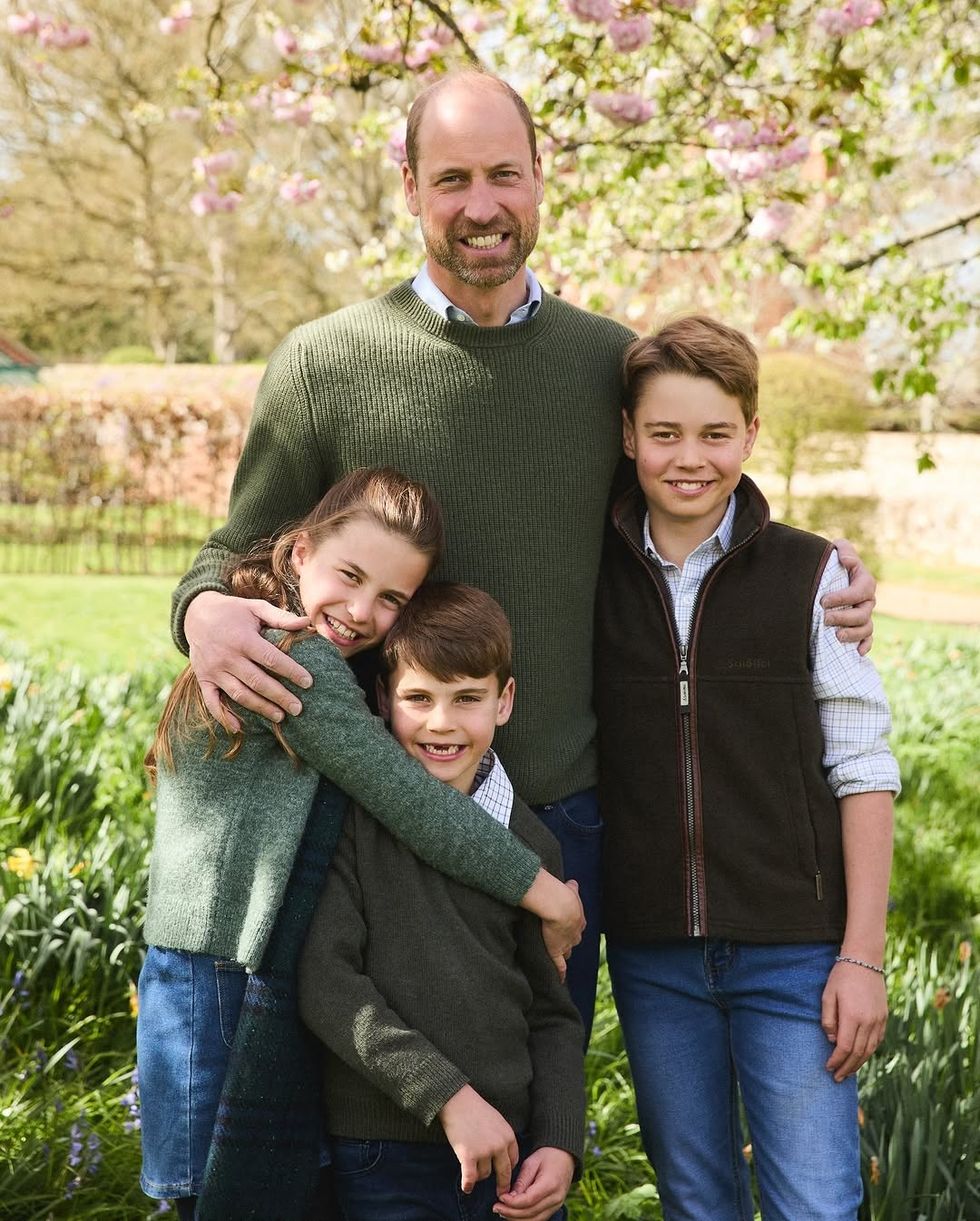 Prince William, Princess Charlotte, Prince Louis and Prince George