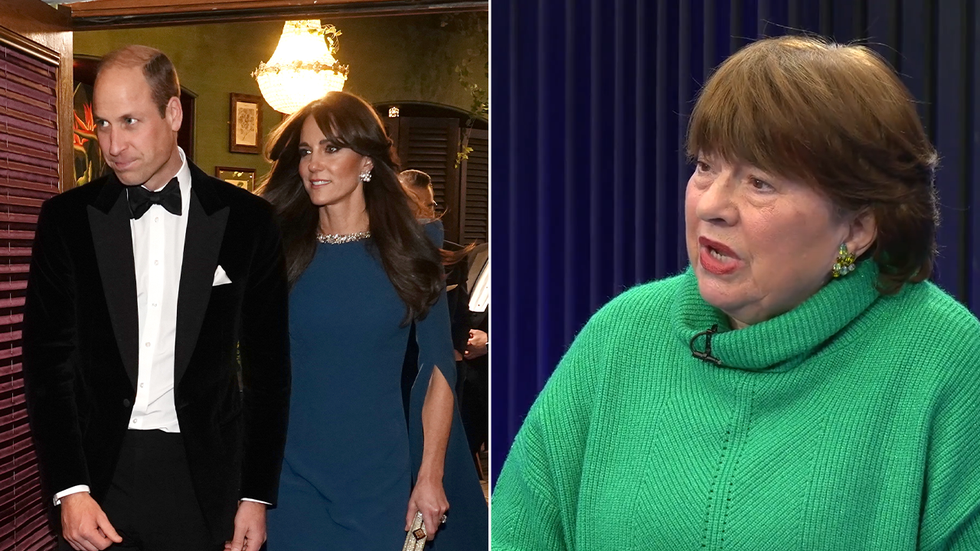 Prince William, Princess Kate and Angela Levin