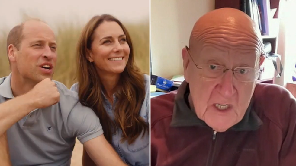 Prince William, Princess Kate and Charles Rae