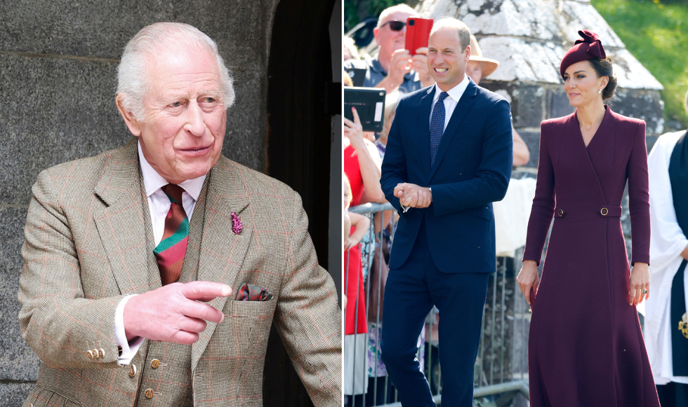 Prince William, Princess Kate and King Charles