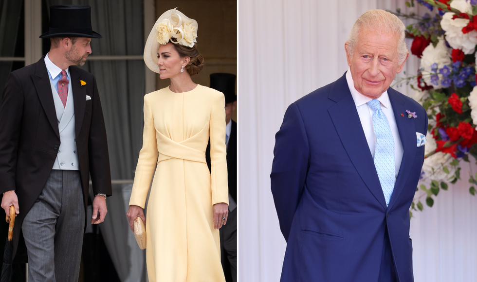 Prince William, Princess Kate and King Charles