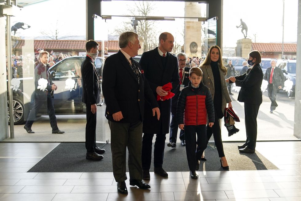 Prince William, Princess Kate and Prince George