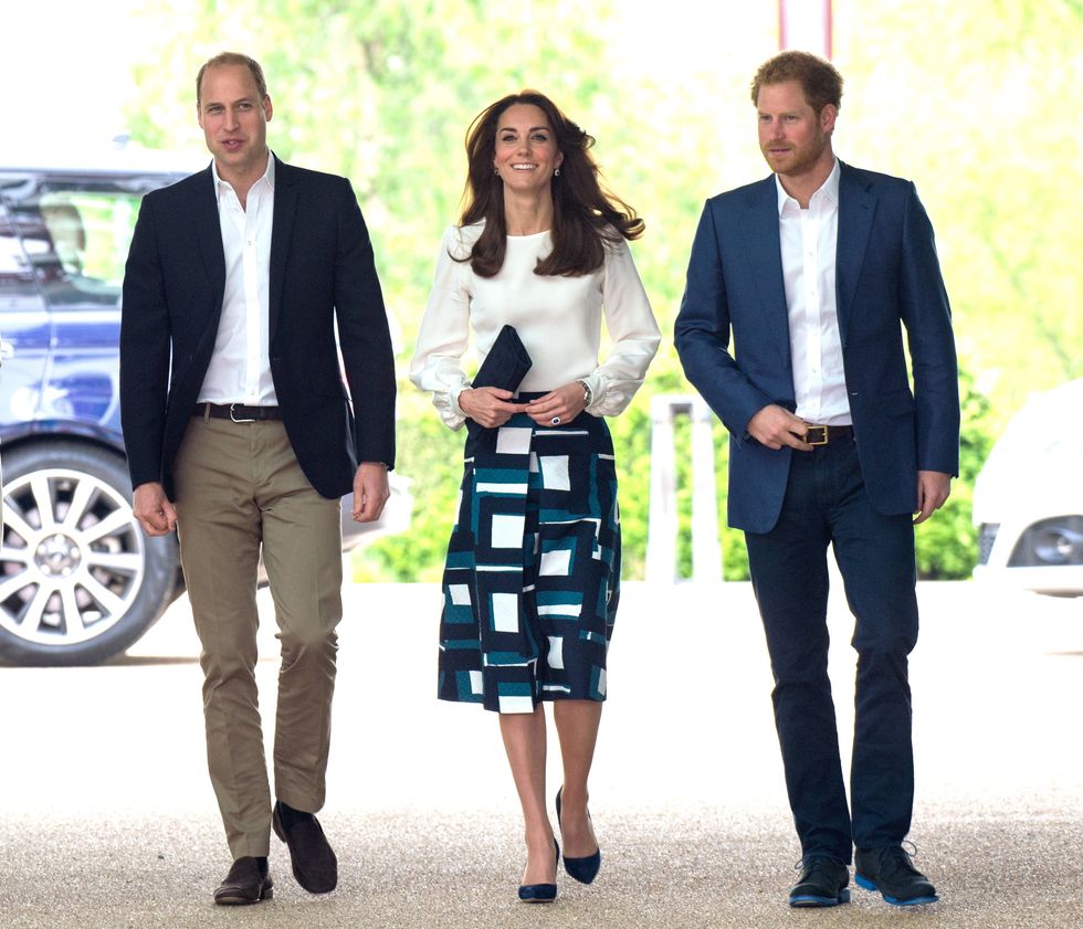 Prince William, Princess Kate and Prince Harry