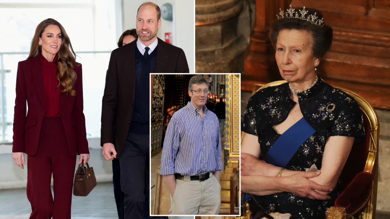 Prince William, Princess Kate and Princess Anne