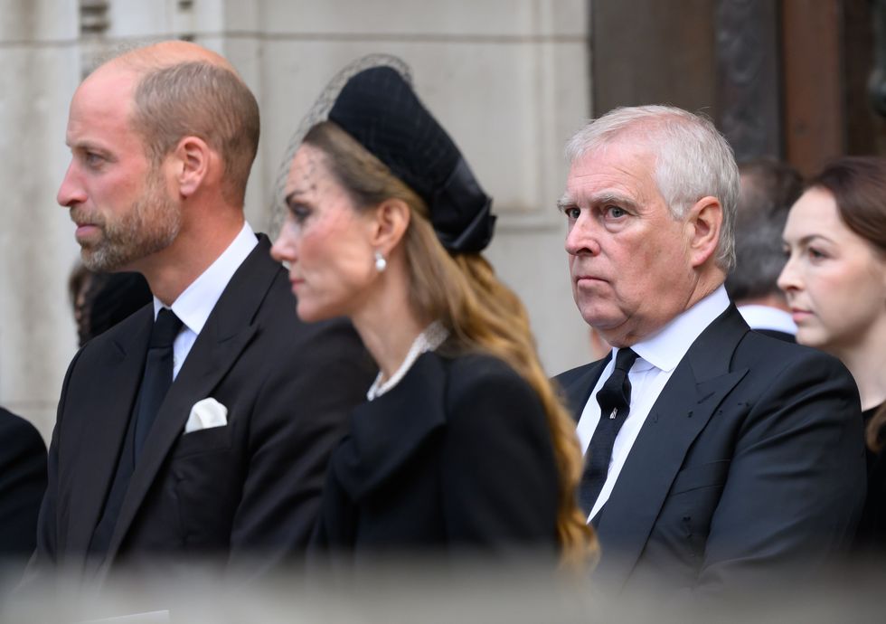 Prince William, Princess Kate, Andrew Mountbatten-Windsor