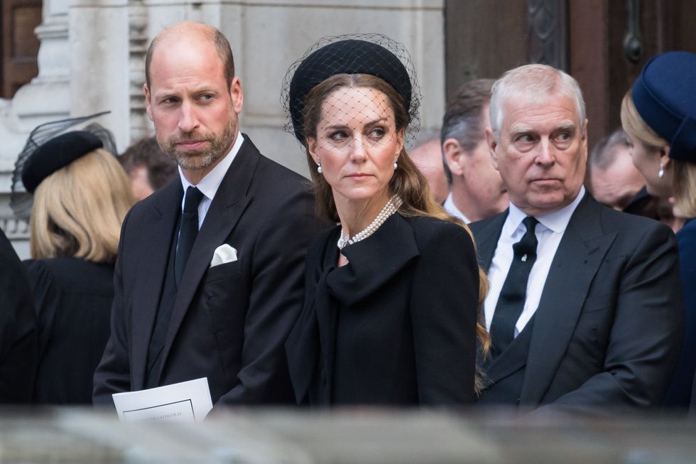 Prince William, Princess Kate, Andrew Mountbatten-Windsor