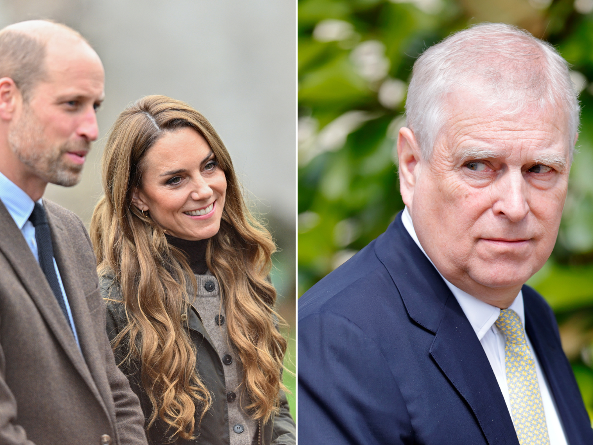 Prince William, Princess Kate, Andrew Mountbatten Windsor