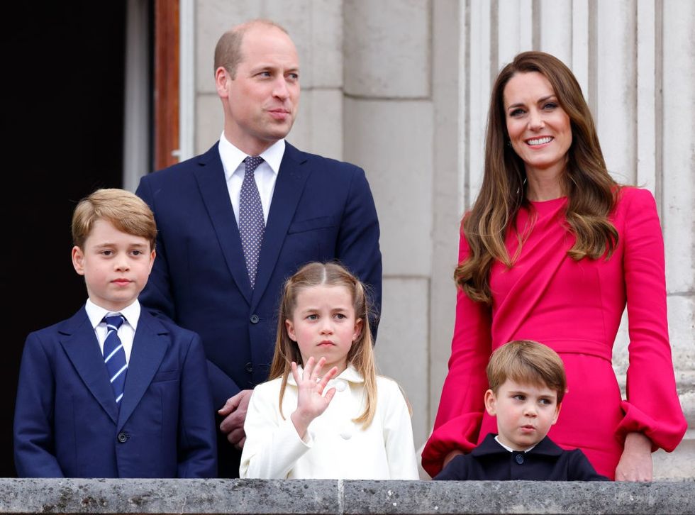 Prince William, Princess Kate, George, Charlotte, and Louis
