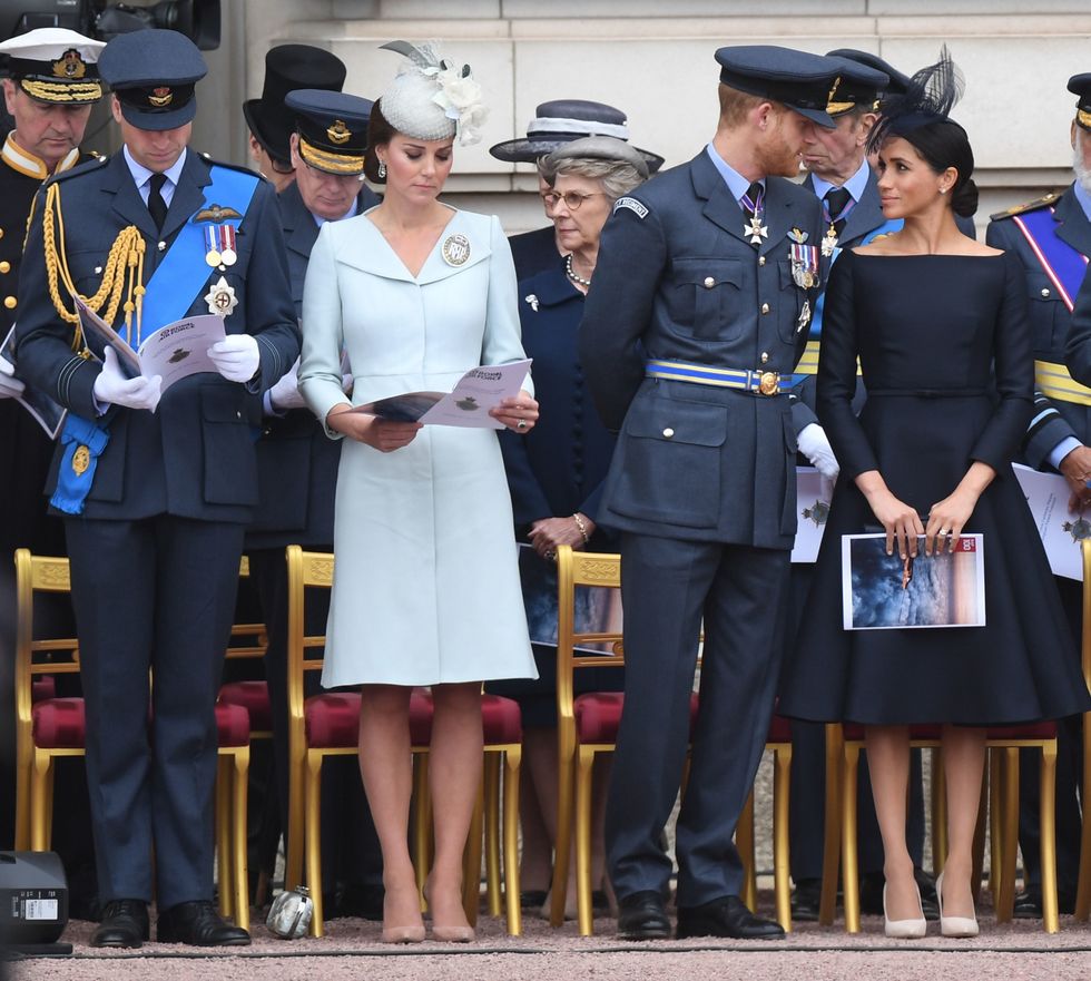 Prince William, Princess Kate, Prince Harry, Meghan Markle