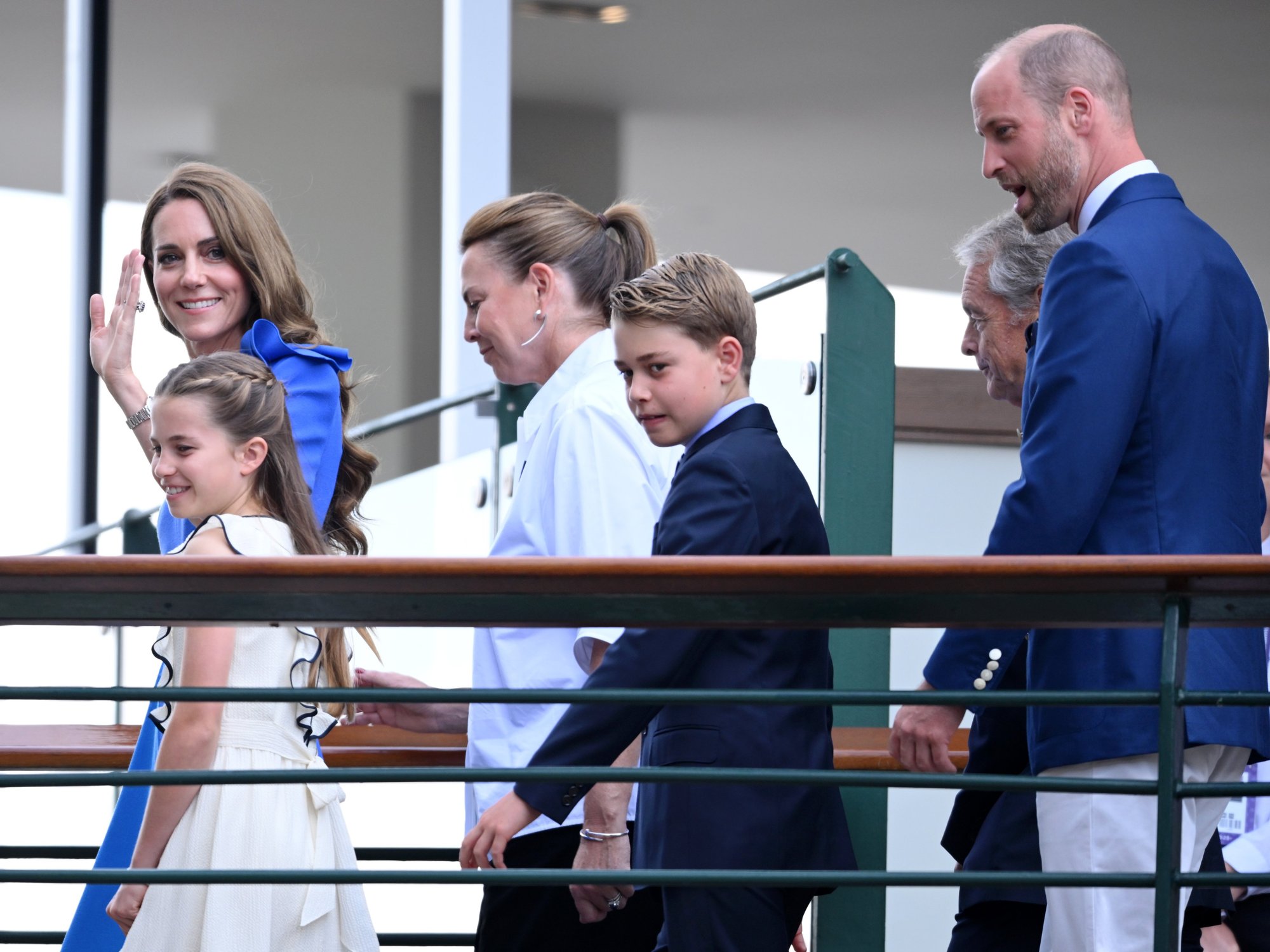 Prince William, Princess of Wales, Prince George. Princess Charlotte