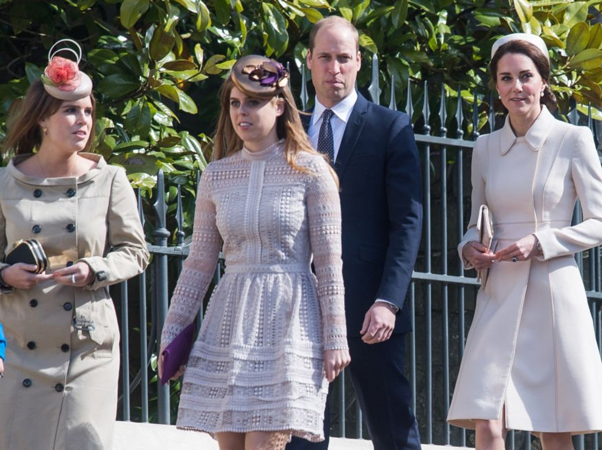 Prince William, Princess of Wales, Princess Beatrice, Princess Eugenie