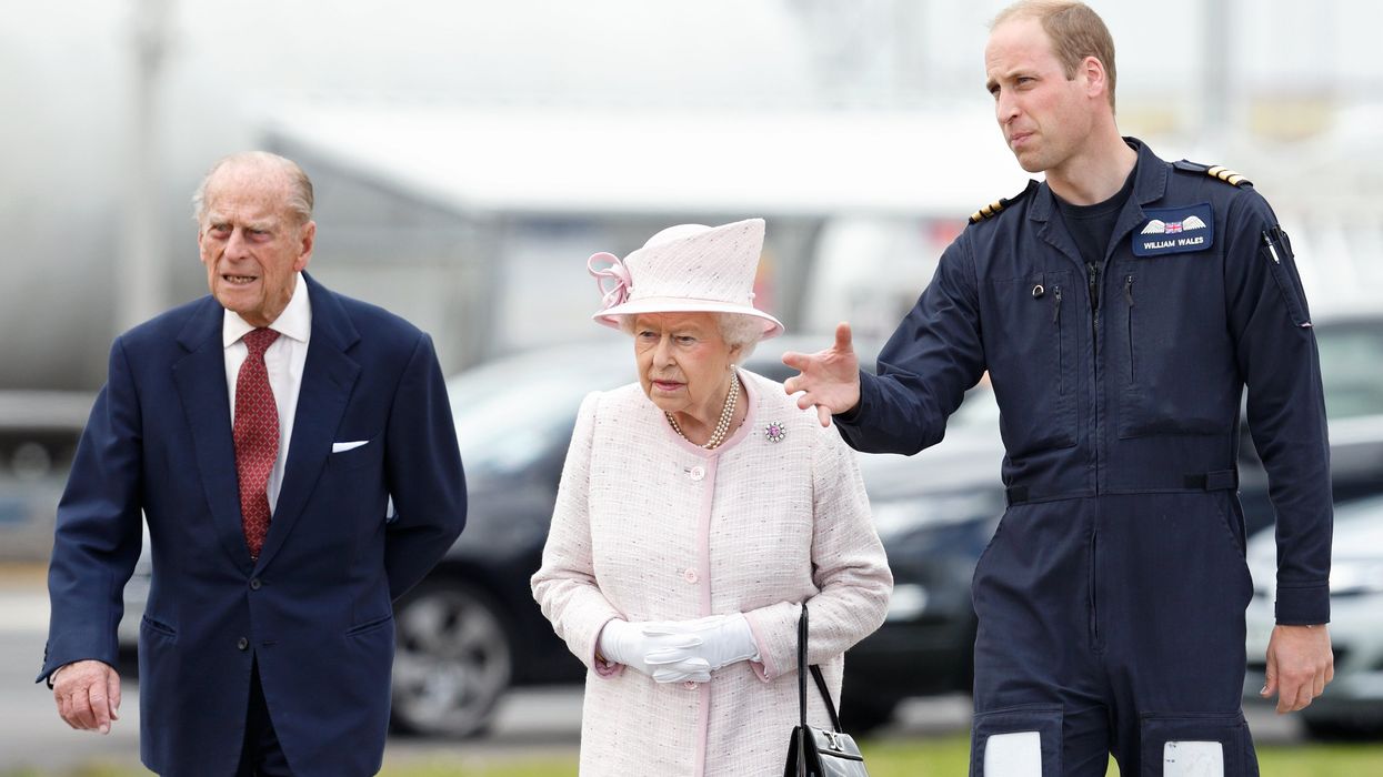 Prince William, Queen and Prince Philip