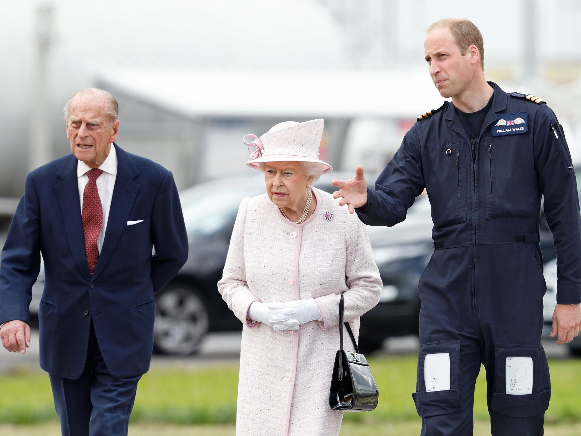 Prince William, Queen and Prince Philip
