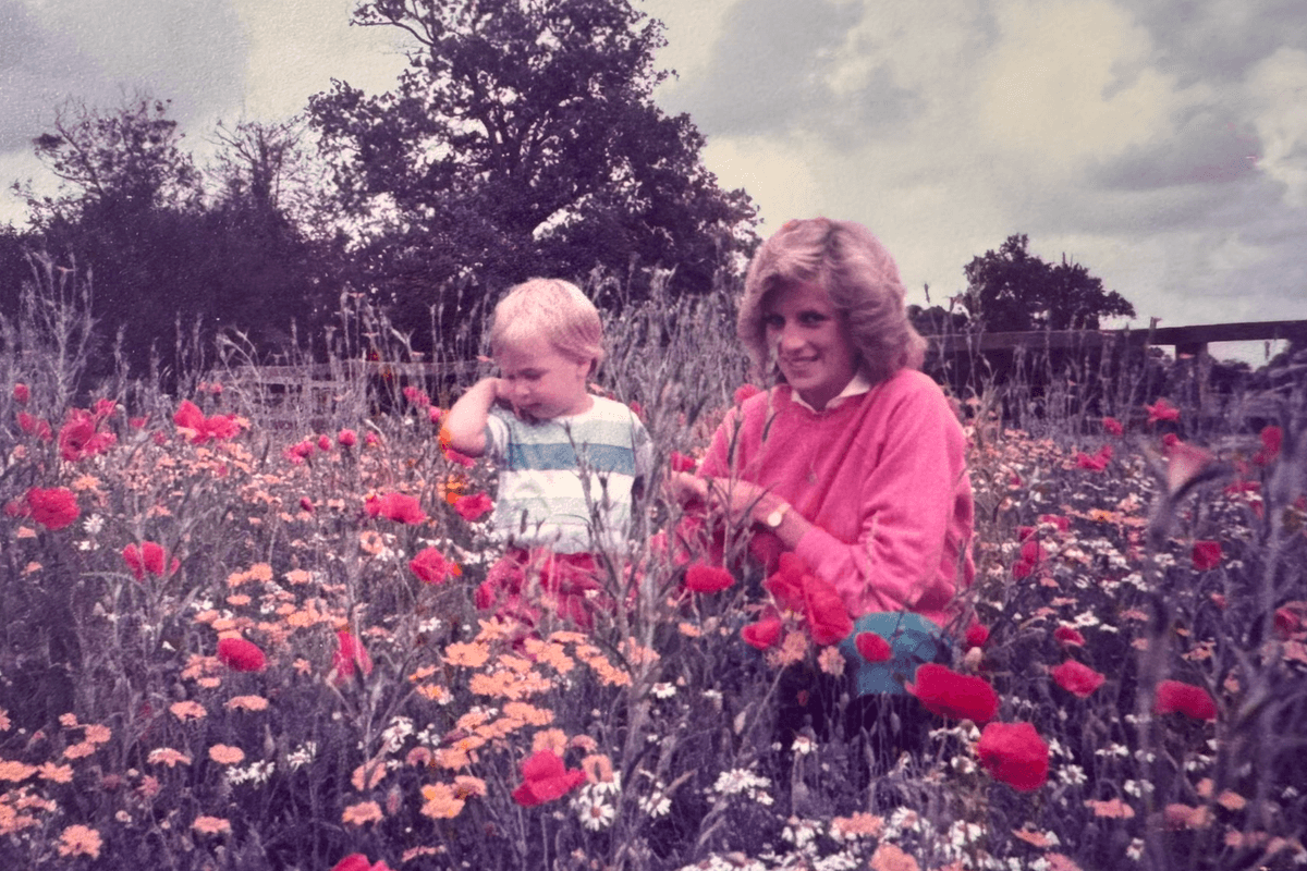 Prince William releases never before seen image of Princess Diana for Mother's Day